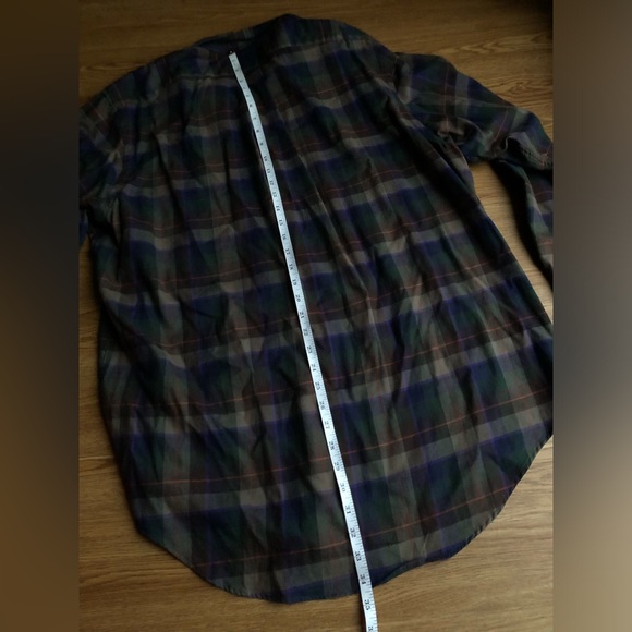 VTG 80s/90s Polo Ralph Lauren Plaid Print Heavy Cotton Flannel Shirt XL - Picture 12 of 12